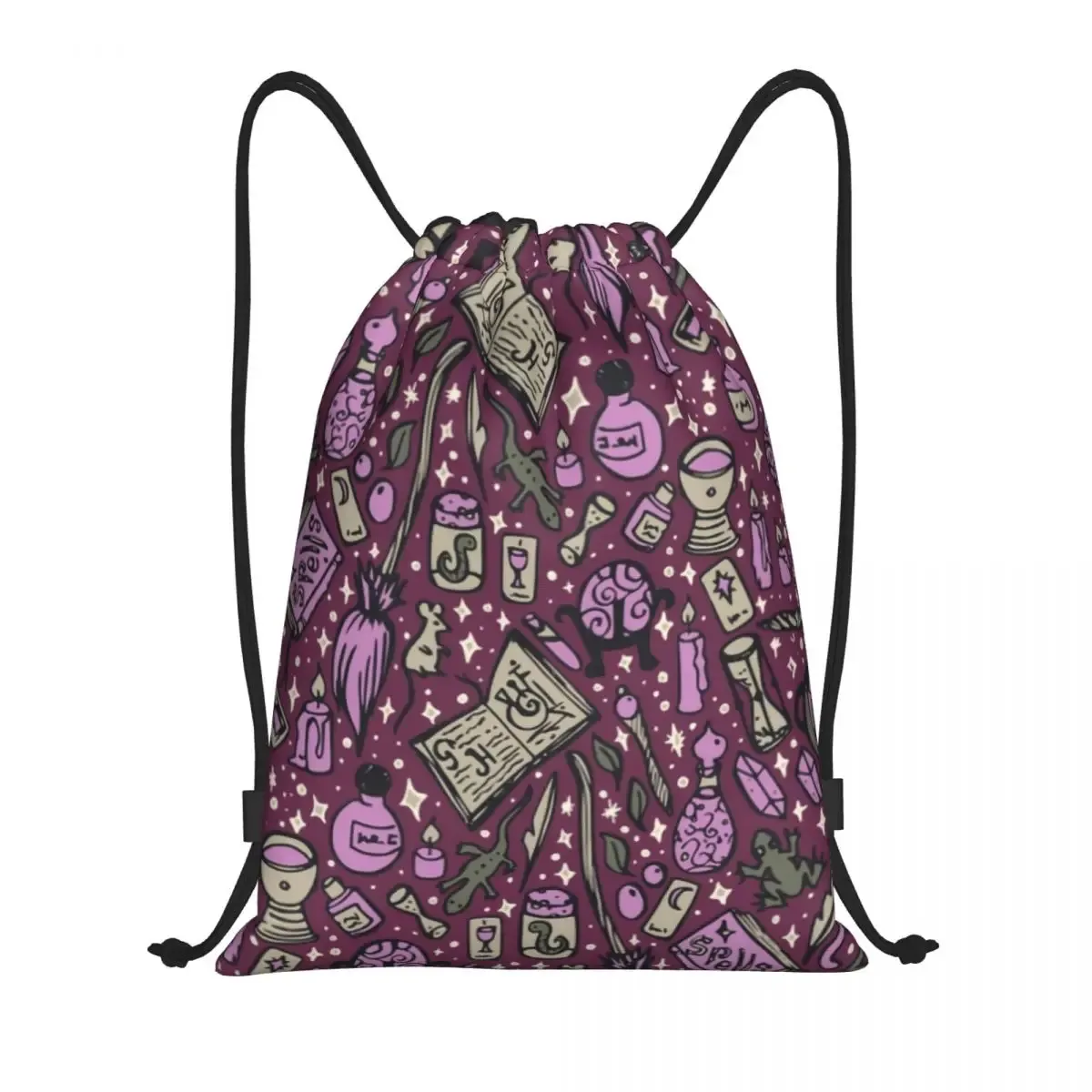 sac à dos de sport personnalisé raven rage proximité wstring pour hommes et femmes, sacoche d'entraînement corbeau effrayant gothique, sorcière d'halloween