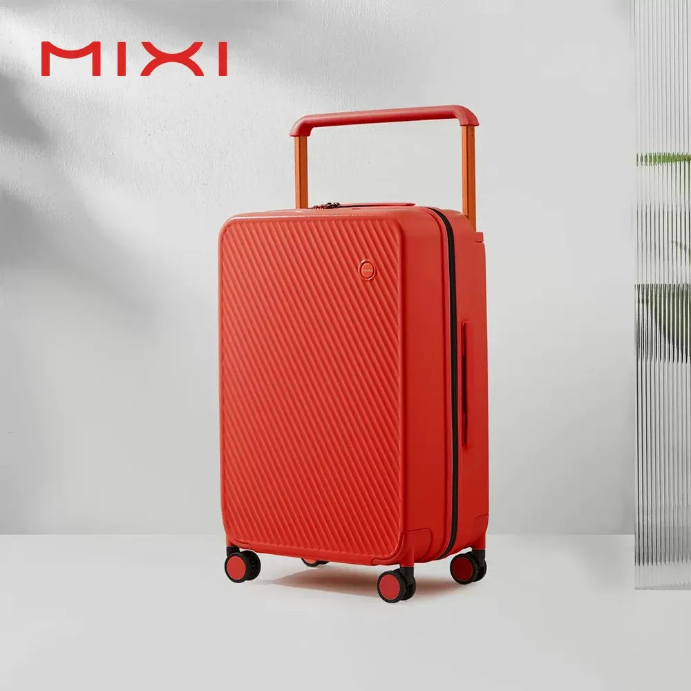 mixi – magnifique valise à poignée large de 24 pouces pour hommes et femmes, bagage de voyage, roues roulantes, cabine de 20 pouces, conception brevetée m9276