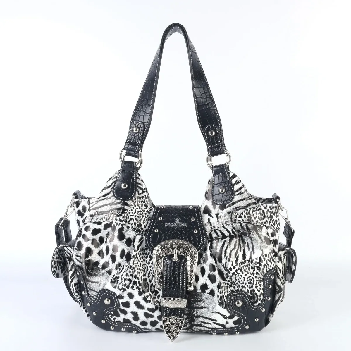 sac à main pour femmes, sacoche à bandoulière à poignée supérieure, sac de boulettes en pu, sacs à bandoulière multi-poches, sac d'argent pour téléphone