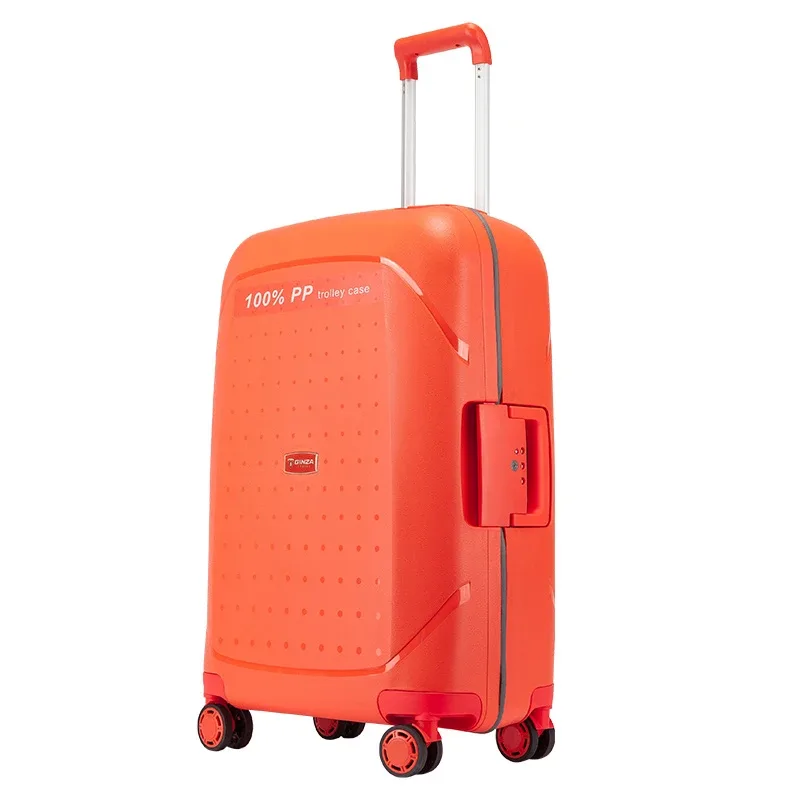 valise à roulettes ultralégère, 100% pp, anti-grattage, bagage à roulettes, spinner, valise de voyage rigide, 20 po, 24 po, 28 po