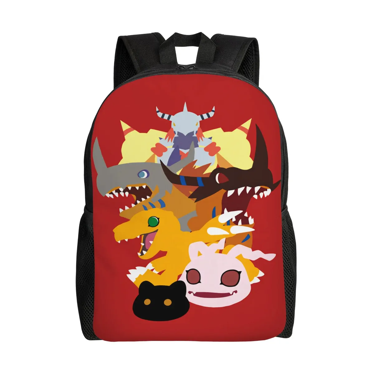 sac à dos digimon, sacs à dos de trekking pour garçons et filles, grands sacs personnalisés pour le lycée, joli sac à dos