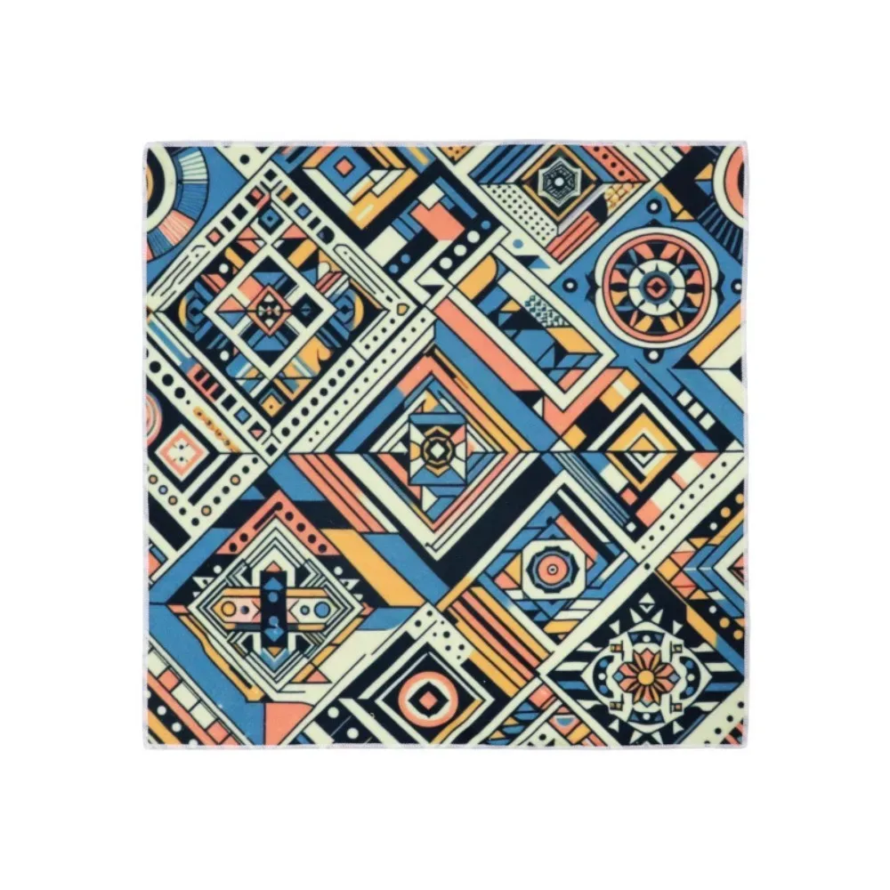 tissu protecteur d'objectif 50x50cm, enveloppe de protection carrée pliable pour appareil photo, tissu auto-adhésif multi-usages, sac de rangement cosmétique