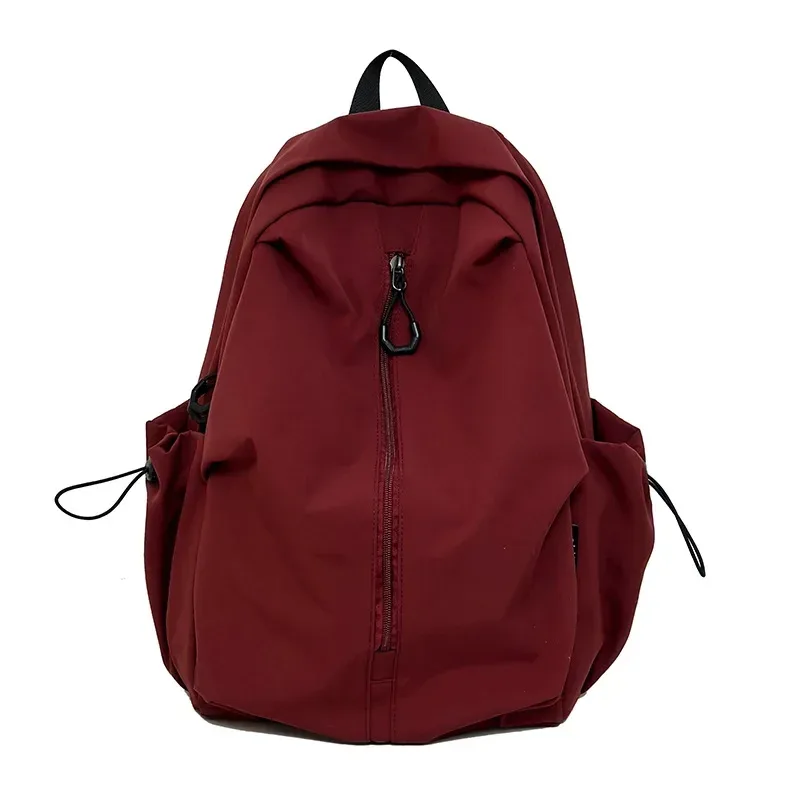 sac à dos d'université étanche en nylon de 15.6 pouces, sac à dos de voyage de grande capacité pour ordinateur portable unisexe, sac d'école de conception simple pour adolescents