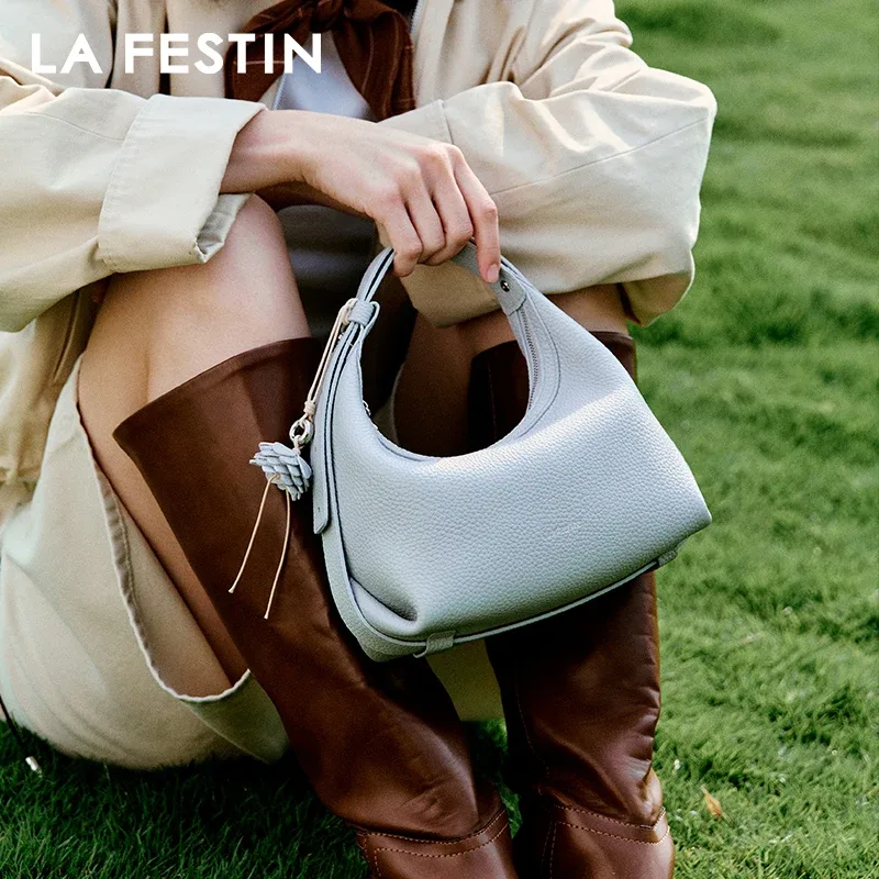 la festin original sac à main femmes nouveaux sacs à bandoulière mode demi-lune sac à bandoulière marque de luxe sacs dames sac en cuir