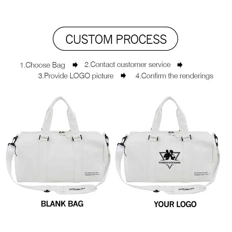 sac de sport pour hommes avec logo personnalisé, grand sac de fitness sec et humide, sac de sport pour hommes et femmes, personnalisation personnalisée, sac de voyage en cuir pu.