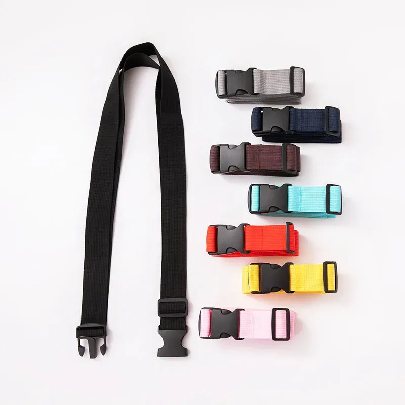 ceinture bagage polyester boucle fermeture rapide couleur noire rose bleu vert gris accessoire voyage
