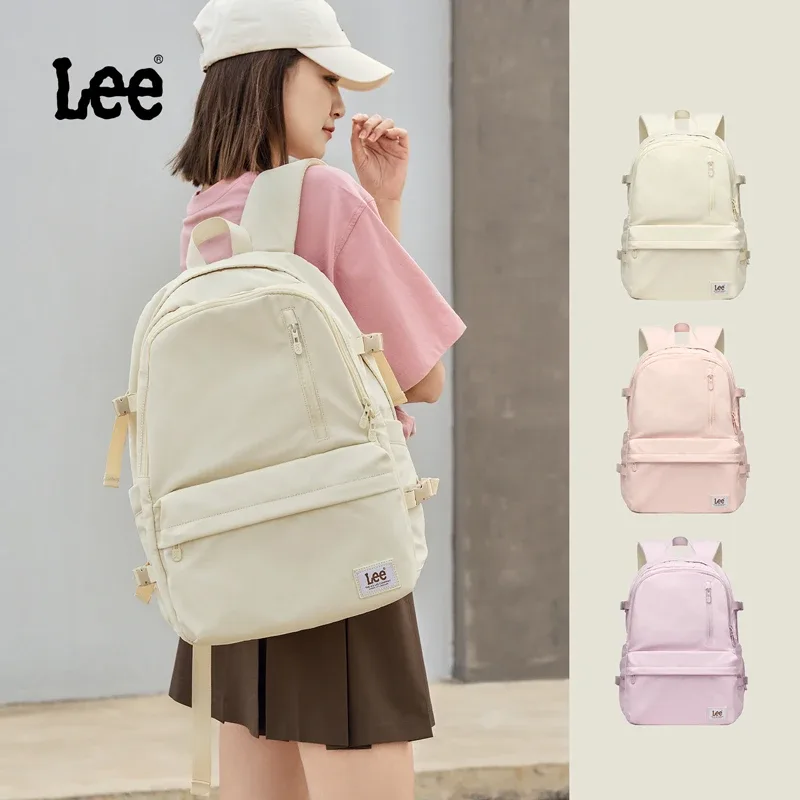 lee marque élégant unisexe ultraléger oxford école sac à dos homme femmes 15.6 pouces ordinateur portable sac d'école dames rose rouge meilleur cartable