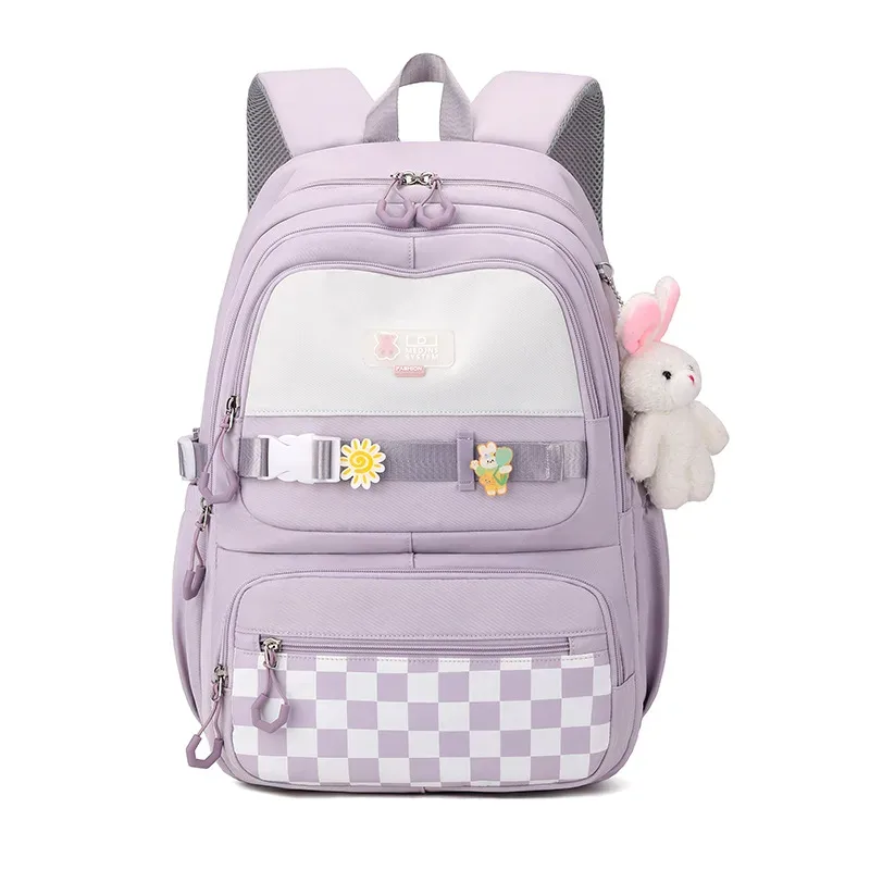 sac à dos scolaire grande capacité pour filles, sacs à dos tendance pour collégiennes, lycéennes et étudiantes