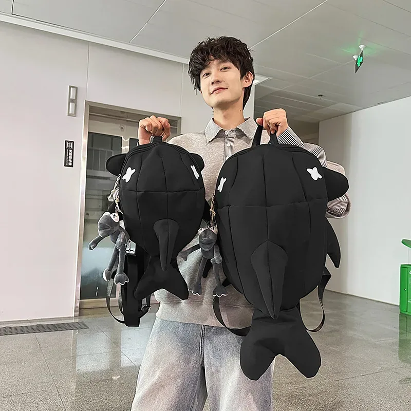sac à dos de voyage étanche en forme de dessin animé, sac à dos amusant kawaii pour hommes et femmes, sac d'école léger de grande capacité