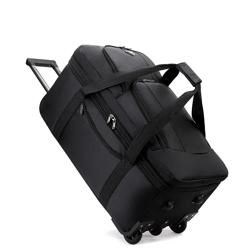 sac de voyage à roulettes oxford grill trolley, valise pliante, qualité, grande taille, organisateur de bagages, nouveau, 2025
