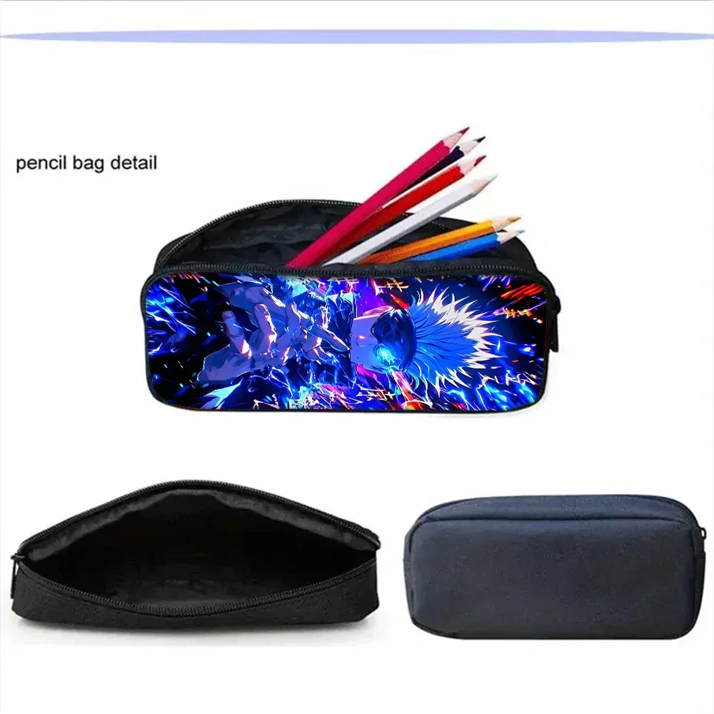 sac à dos d'école pour enfants, anime j-jujutsus k-kaisens, avec sacs à déjeuner, sacs à crayons, sacs d'école pour garçons et filles, meilleur cadeau