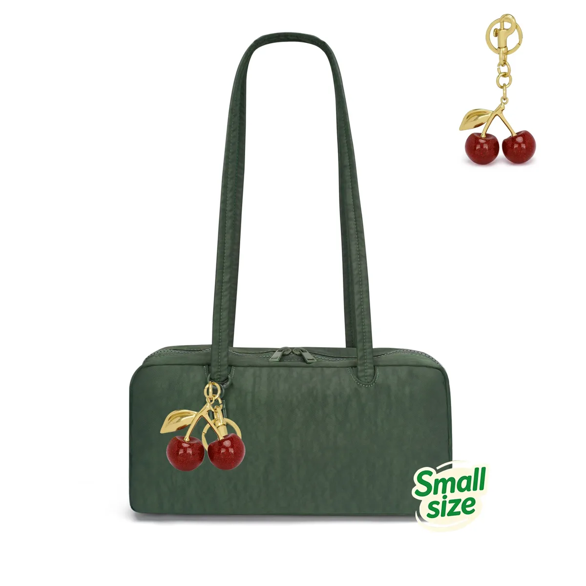 sac à bandoulière en nylon à pois imprimé léopard avec pendentif, sac fourre-tout coréen, sac bowling décontracté pour femme, grande capacité, pour voyage