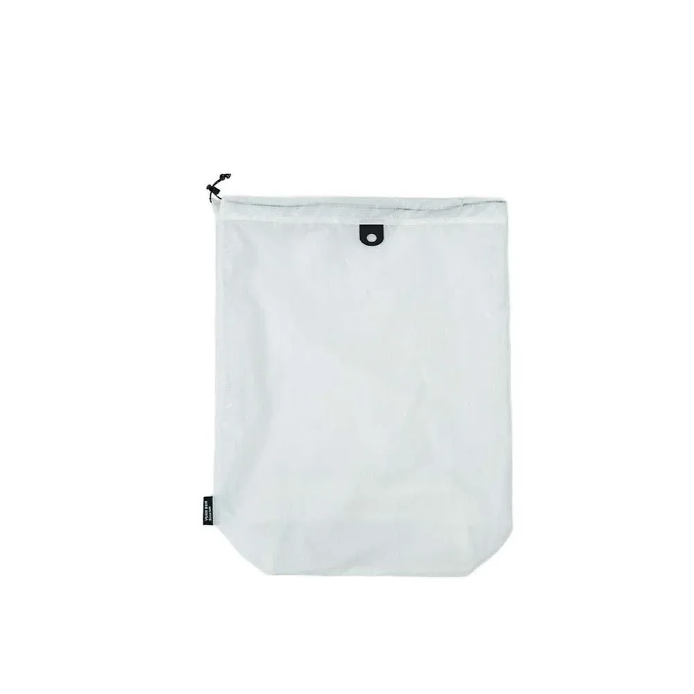 sac de rangement pour pantoufles en nylon enduit de silicone, pochette à cordon de couleur unie, sac à chaussures anti-poussière et imperméable