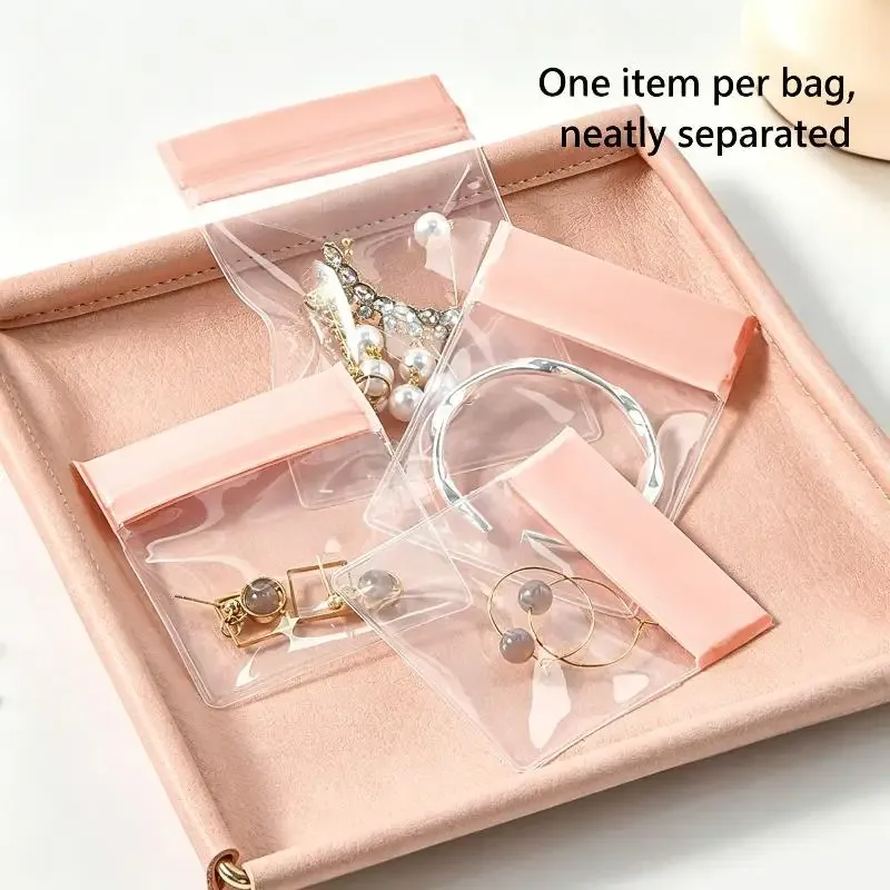 30 sacs de rangement auto-scellants pour bijoux, sacs antioxydants pour bagues, colliers et bracelets, sacs multifonctionnels