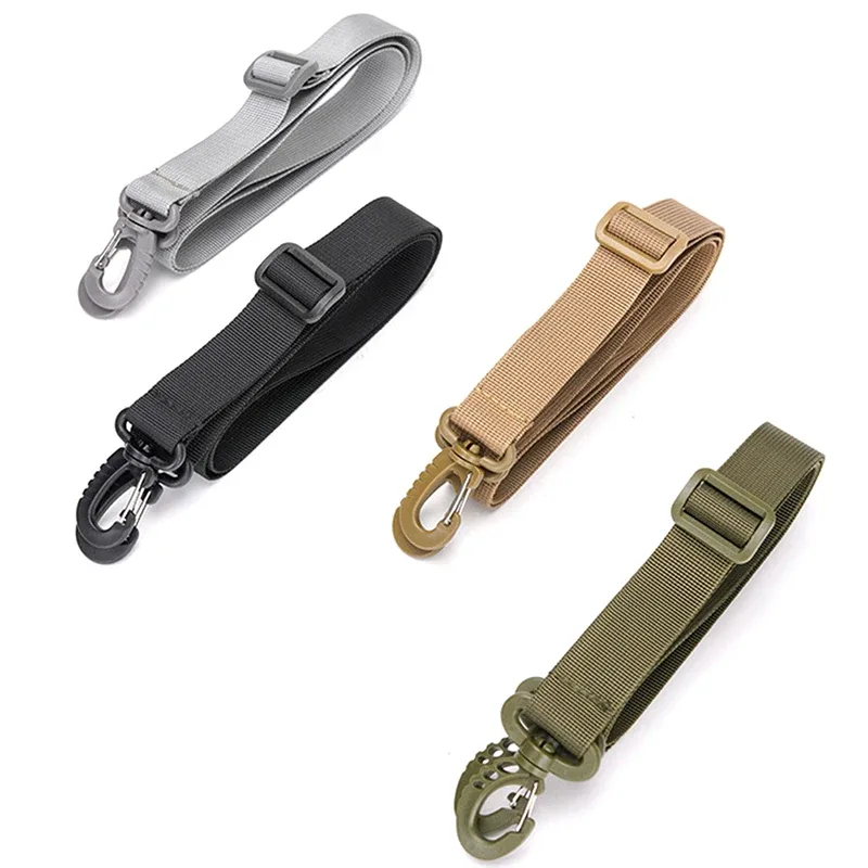 sangle réglable nylon noir beige vert olive gris clair accessoire sac bandoulière voyage remplacement utilisation durables respirants poignées modulaires travail pratique