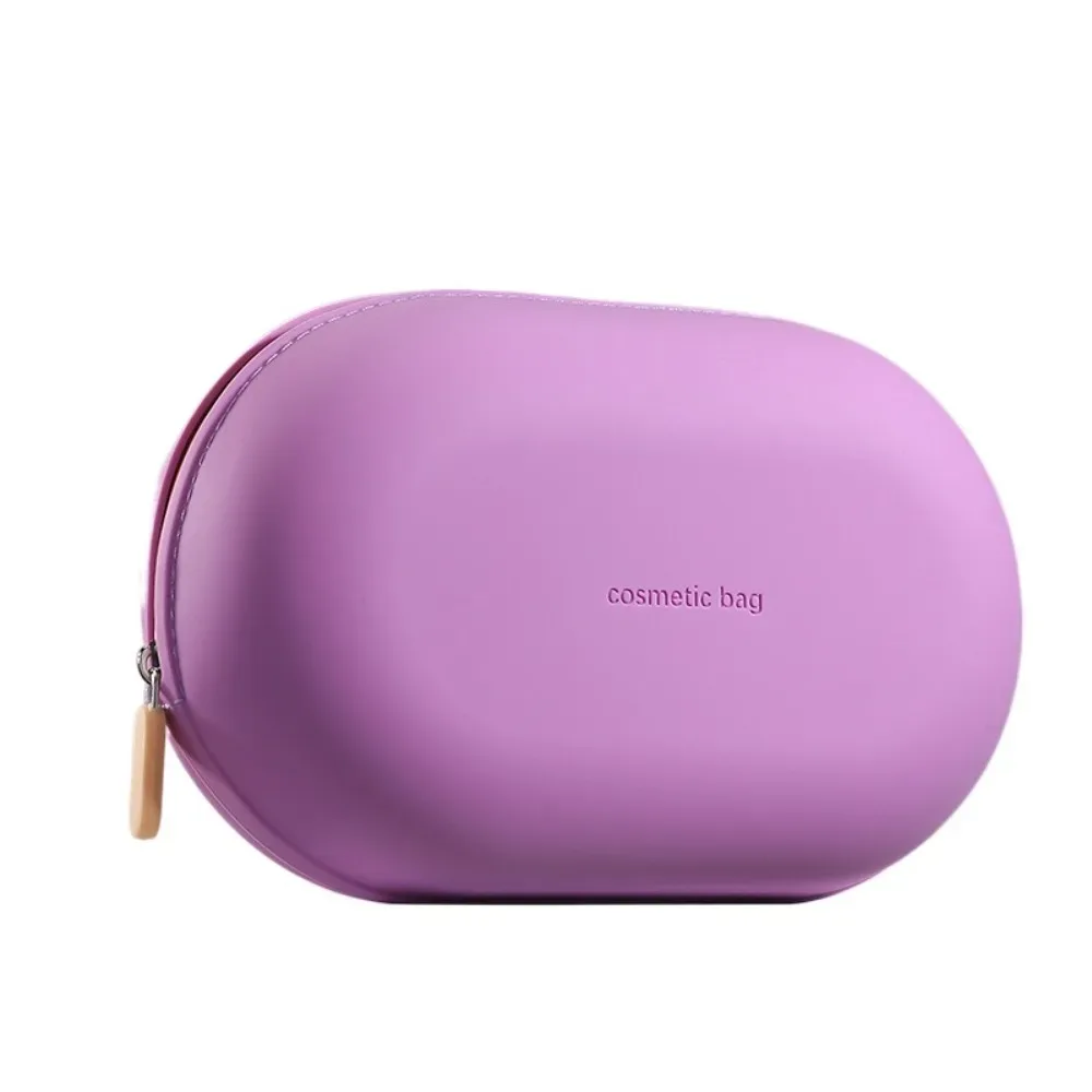 sac de rangement pour cosmétiques en silicone de haute qualité, grande capacité, étanche, organiseur de maquillage, sac à main pour femmes