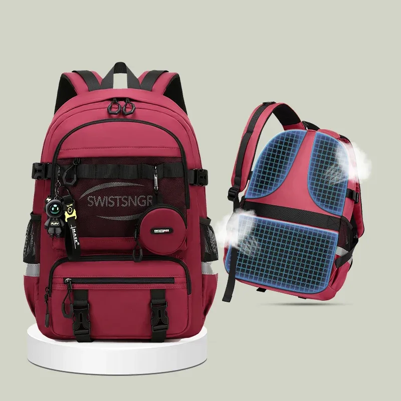 nouveau sac à dos de voyage grande capacité pour femmes, imperméable, tendance, sacs à dos pour ordinateur portable 15/17/20 pouces pour filles, cartable pour garçons