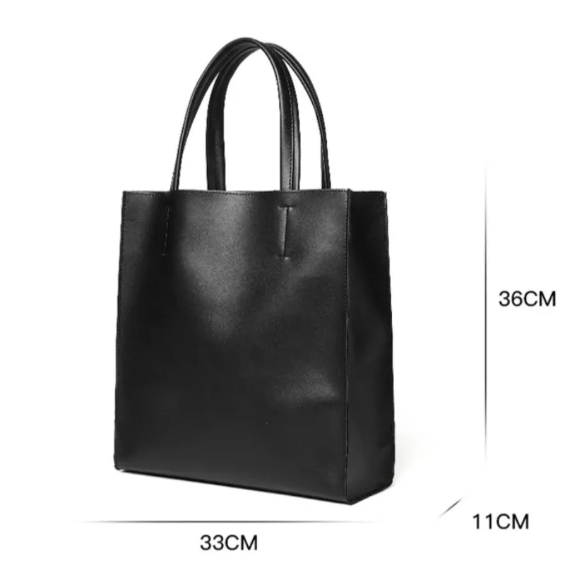 sac à main vertical grande capacité pour hommes, tapis pliable, sac pour ordinateur portable avec sous-sac, matériau pu souple, maletin cuero hombre