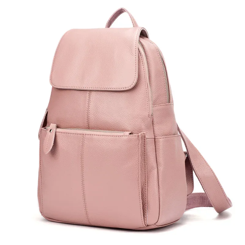 zency – sac à dos en cuir marron pour femmes, sac à dos de voyage de grande capacité de qualité supérieure a ++ pour femmes, pour les navetteuses