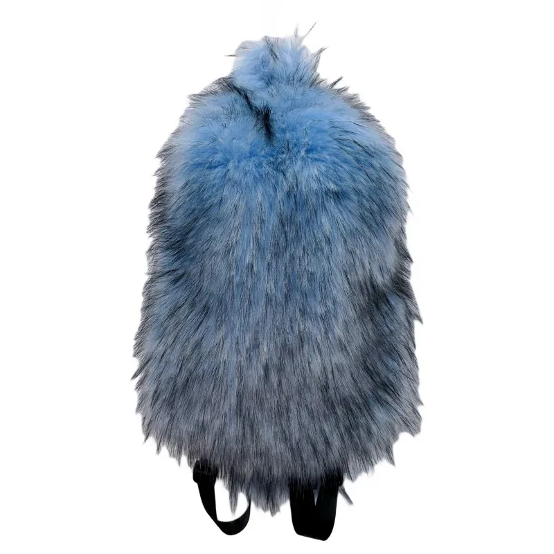 nouveau sac à dos femme y2k en fausse fourrure 2026 – style harajuku, doux et chaud, pour l'hiver