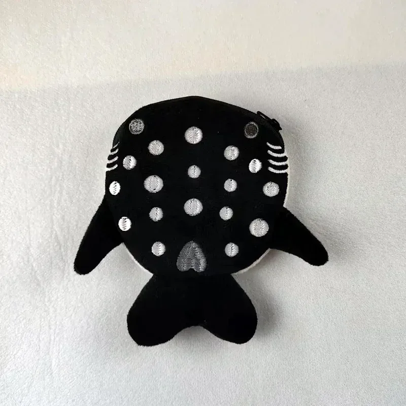 femmes requin argent carte clé écouteur porte-monnaie pour petites choses organisateur pochette fermeture éclair mignon en peluche poisson porte-monnaie sacs
