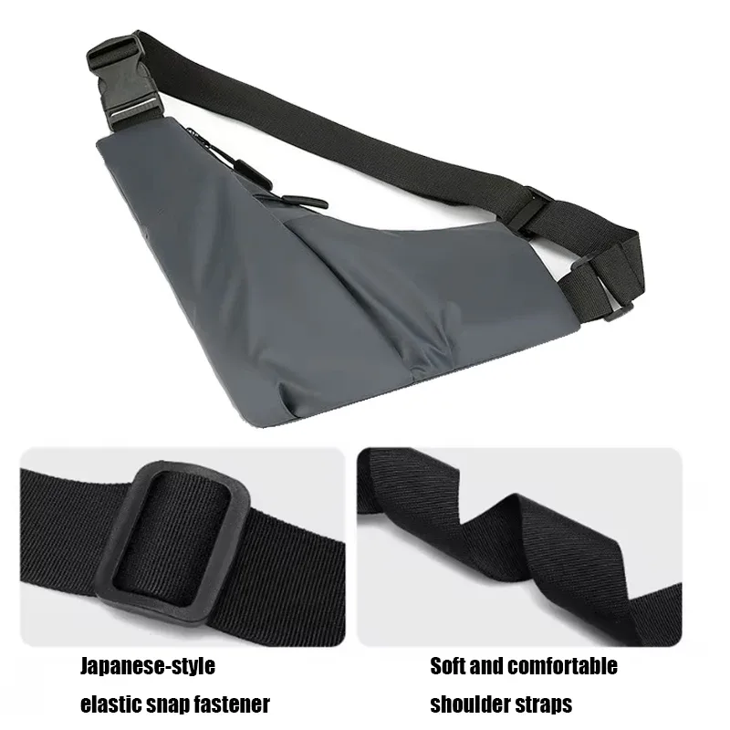 sac de poitrine polyvalent et décontracté pour hommes, option multicolore, sac à bandoulière pour les sorties quotidiennes