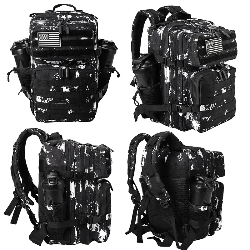 LHI 25L sac à dos tactique sac de GYM pour femmes école Fitness Sports Camping en plein air randonnée sac à dos sorcière porte-bouteille
