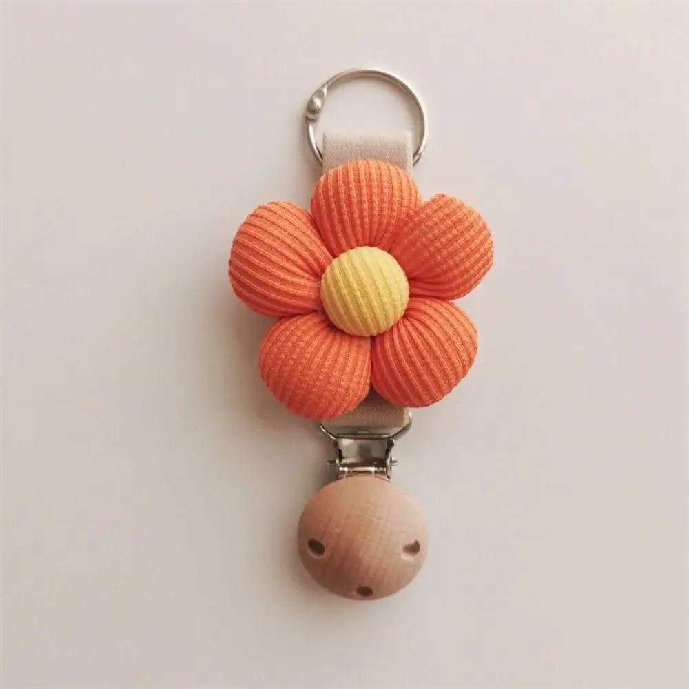 clip de chapeau à fleurs en coton anti-perte, clip en bois suspendu sur le sac, porte-chapeau de voyage, organisateur gadget por