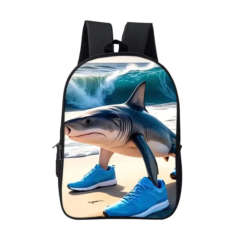 sac à dos scolaire pour garçons et filles, durable et souple, pour livres, motif dessin animé, anime, jeu, style italien brainrot, pour enfants
