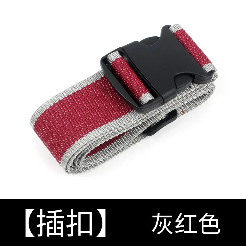 sangles de bagage droites pour valise, ceinture de bagage en polyester avec boucle de déverrouillage réglable, accessoire de voyage ﻿