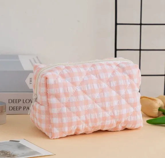 pochette de maquillage brodée de fleurs personnalisée, grande capacité, pochette cosmétique, cadeaux de demoiselle d'honneur, cadeau de fête des mères, sac organisateur de maquillage