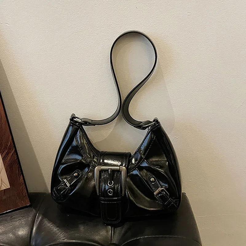sac à bandoulière plissé rétro y2k pour femme, style maillard, sac sous le bras, pochette, sacs à main pour voyage, travail, shopping – vente chaude