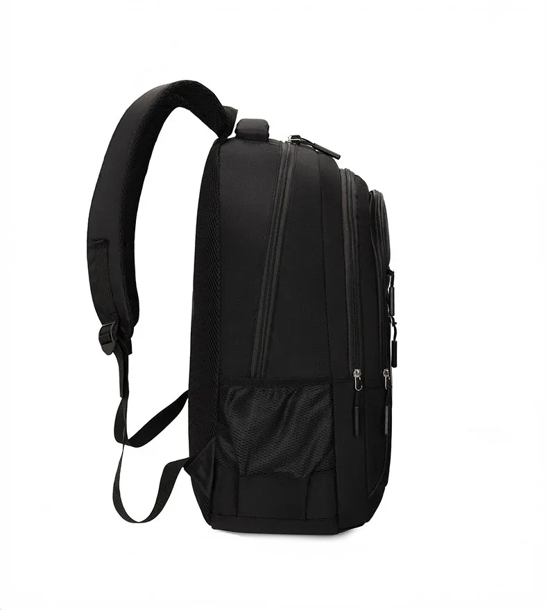 grande capacité hommes sac à dos oxford noir solide lycée sacs adolescent collège étudiant sac à dos multifonctionnel sac à dos sacs à dos