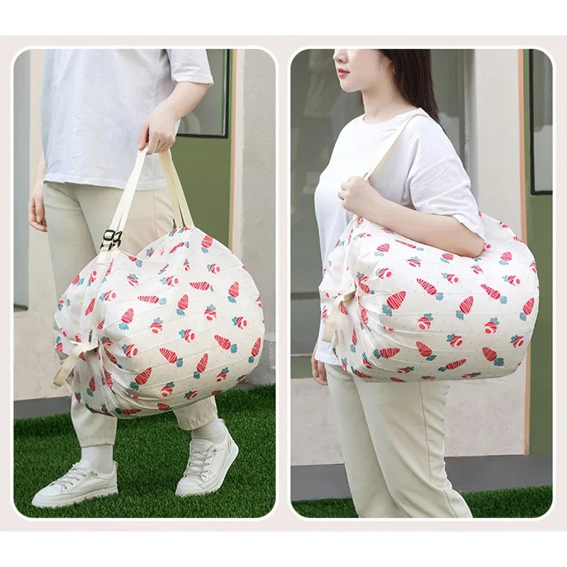 sac de courses pliable, sac de rangement portable de voyage étanche, sac de plage, sac d'épicerie de supermarché