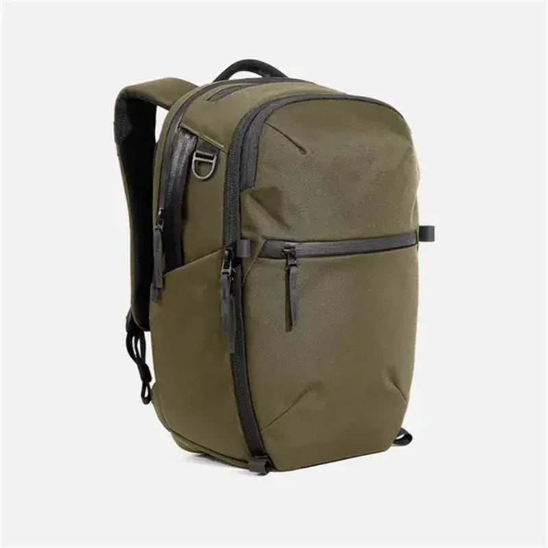 sac à dos city pack pro 2 en nylon vert olive 24l, imperméable, pour ordinateur portable, trajets quotidiens, voyages urbains, travail décontracté, edc