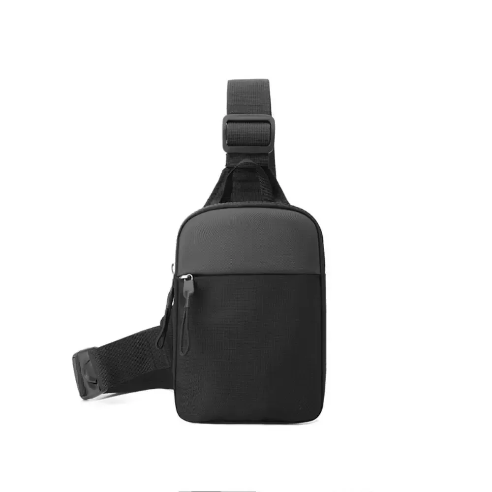 sac de poitrine pour hommes, petits sacs à bandoulière en toile pour hommes, mini écharpe en tissu, sac à main de sport pour téléphone croisé