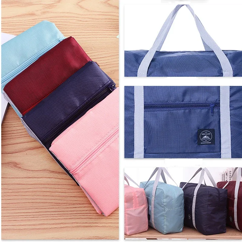trave femmes sac en plein air hommes sacs pliant sac de rangement de voyage petit frais sacs de rangement de voyage pliable sac