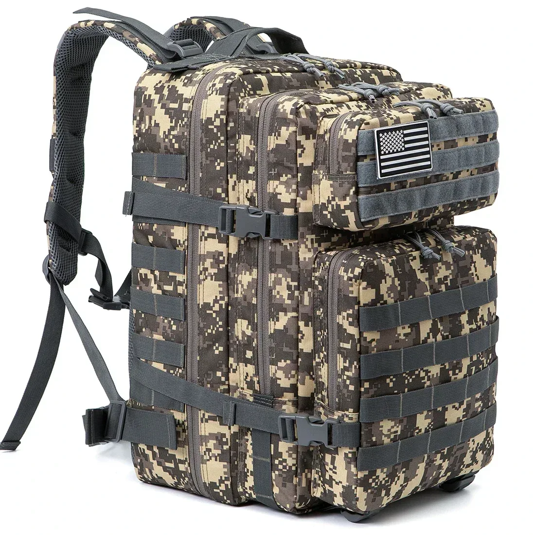 45l sac à dos tactique grande capacité sac à dos extérieur 3 jours fitness sac de randonnée randonnée camping équipement sacs à dos