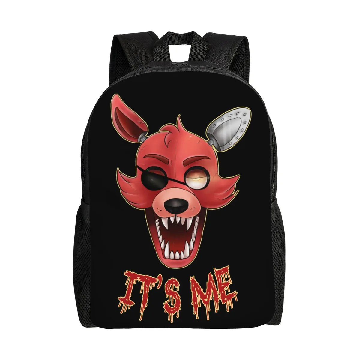 sac à dos foxy fnaf it's me cool, cadeau pour le lycée, la randonnée, les voyages, sac à dos de jeu freddy pour hommes et femmes, sacs en toile pour l'université