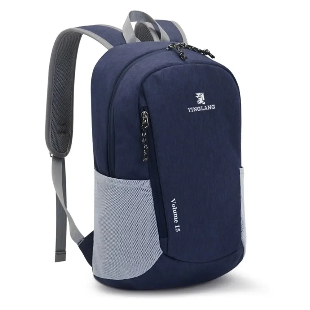 sac de camping en nylon 15l, grande capacité, ultraléger, sac à dos de sport, sac à dos de randonnée décontracté et portable pour l'extérieur
