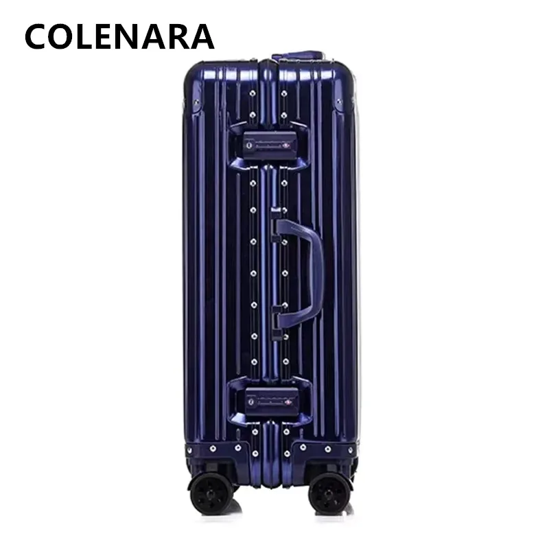 valise colenara 20 "24" 26 "29 pouces en alliage d'aluminium et de magnésium, grande capacité, haute qualité, pour hommes, voyages d'affaires