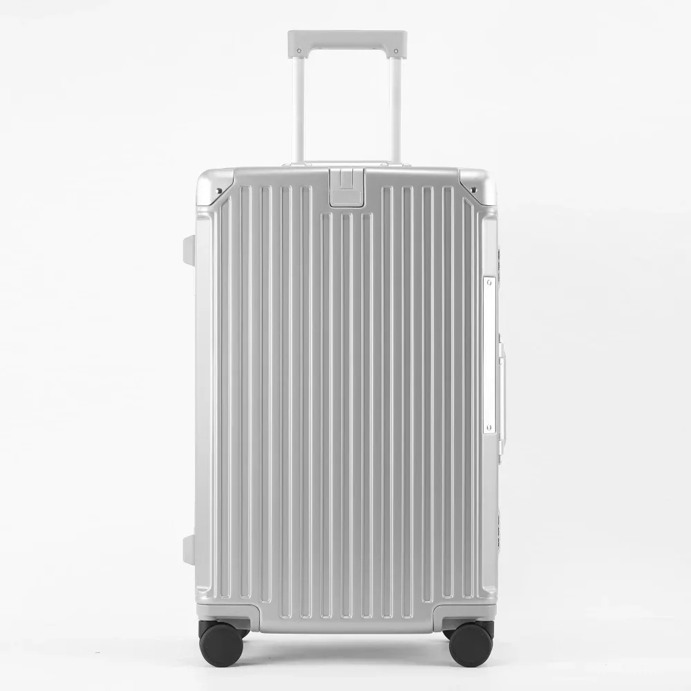 valise de luxe de haute qualité, mise à niveau, matériau pc épais, bagages roulants, cadre en aluminium, sacs de chariot de voyage 20/24/26/28/30 pouces