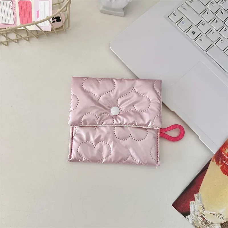 porte-monnaie à motif de nœud argenté pour femme, portefeuille pour écouteurs, pochette à fermeture éclair, trousse à cosmétiques en poudre, prédire