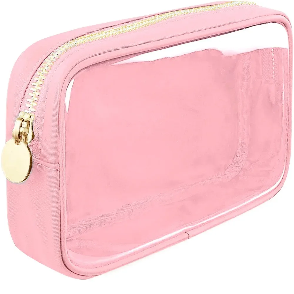 nouveau sac cosmétique en pvc grande capacité sac de maquillage transparent coque de rangement trousse de toilette femmes