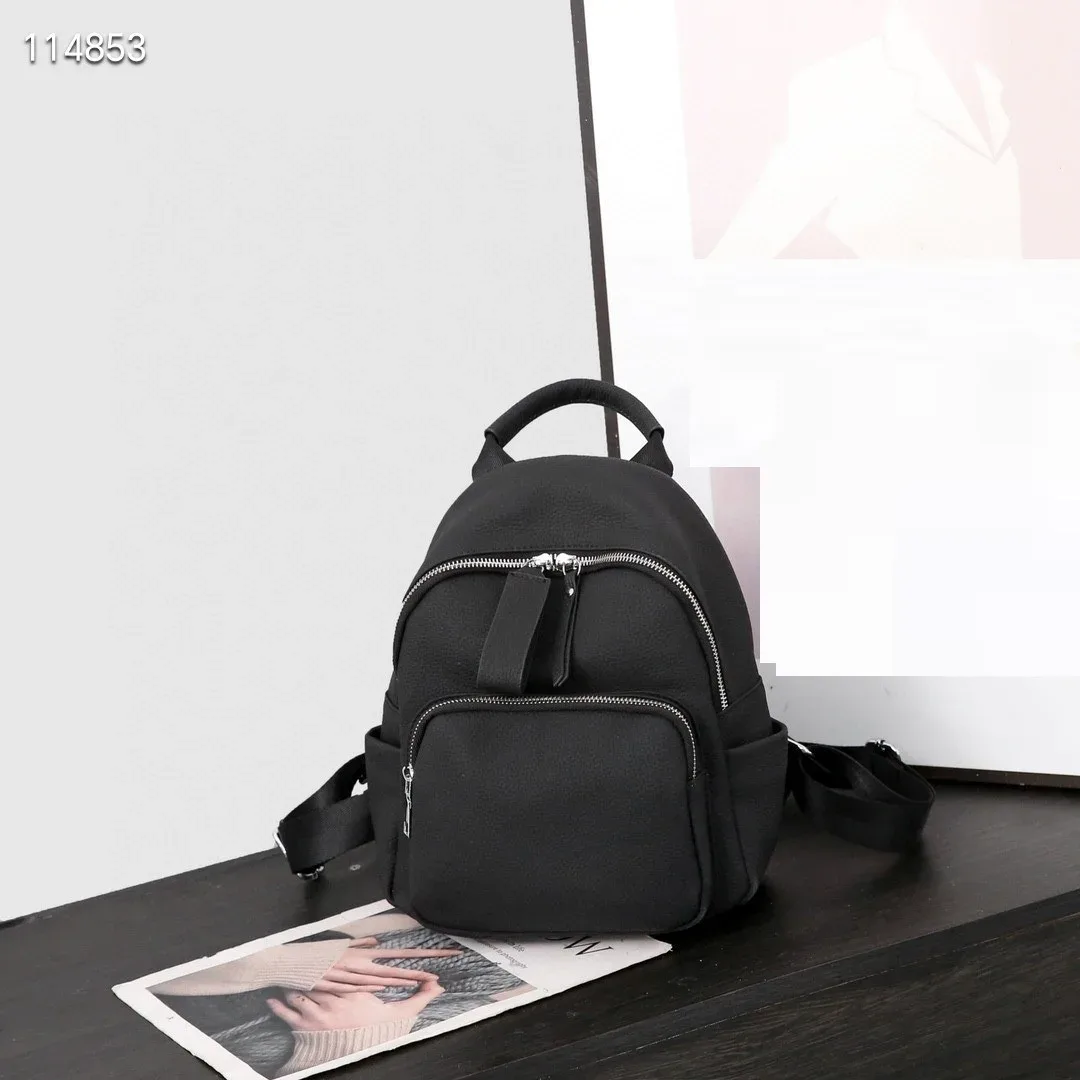petit sac à dos en cuir de vachette véritable pour dames, sac de voyage antivol, sac à dos décontracté en cuir véritable
