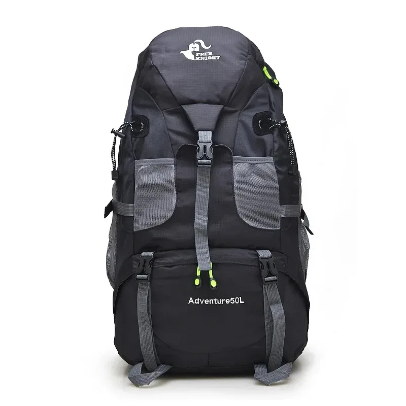 sac à dos de trekking en plein air pour hommes et femmes, sac de randonnée de camping, sac à dos d'alpinisme, sac de sport léger multifonctionnel, 50l