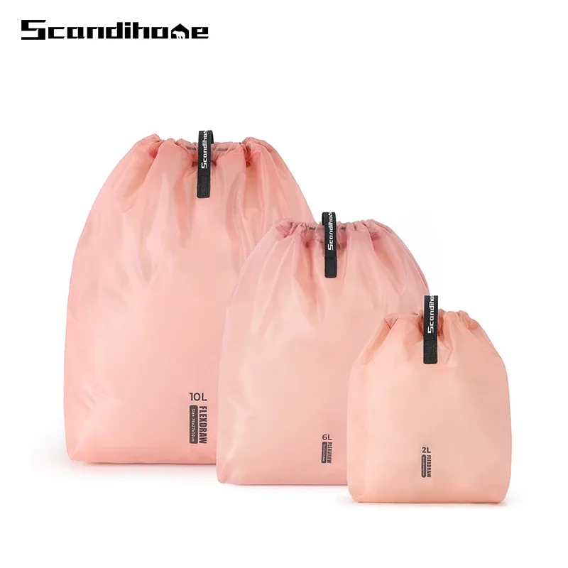 sacs de rangement de voyage à cordon, imperméables et légers, cubes d'emballage pour vêtements, organisateur multi-tailles pour chaussettes, chaussures, bagages