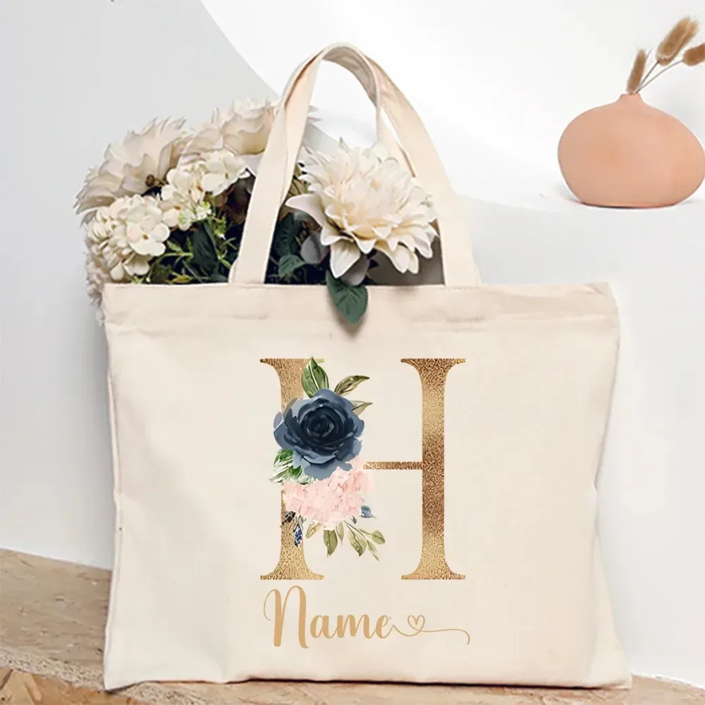 sac fourre-tout personnalisé pour demoiselle d'honneur avec initiales et nom, sac à bandoulière, sac de fête de bachelorette, sac à main de mariée, cadeau pour elle
