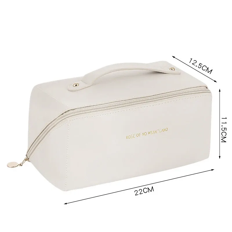 organisateur de maquillage trousse de toilette féminine sac trousse de maquillage pochette de rangement boîte de luxe pour dame, sac à cosmétiques, sac de rangement pour voyage zip