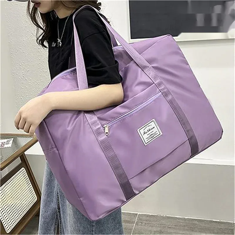 sacs de voyage pliants de grande capacité, fourre-tout étanche, sac à main de voyage, sac de sport, rangement de yoga, sac à bandoulière pour femmes et hommes